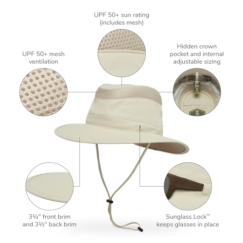 S2A09016B22309 SUNDAY AFTERNOONS MEN'S CHARTER HAT SIZE: MEN MEDIUM - CREME - Brand New