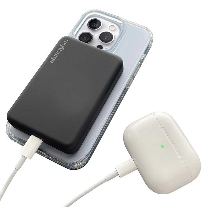 MyCharge Magnetic Wireless Power Bank 5,000mAh, 2 Pack MP50KKA - Black - Like New