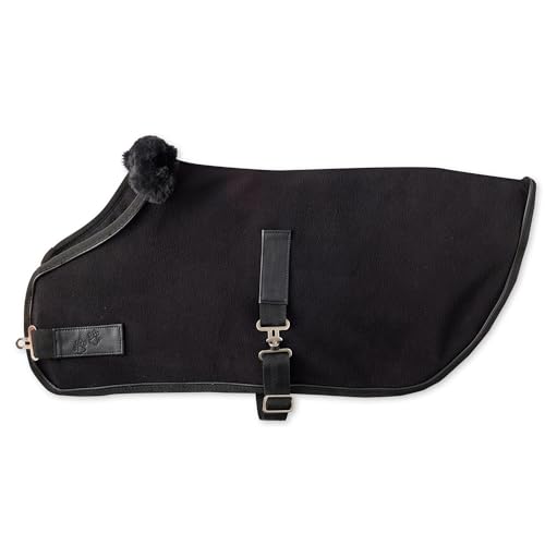 PP1V0EBL4XL PET PASSION RECYCLED POLAR FLEECE DOG COAT JACKET X-LARGE - BLACK - Brand New