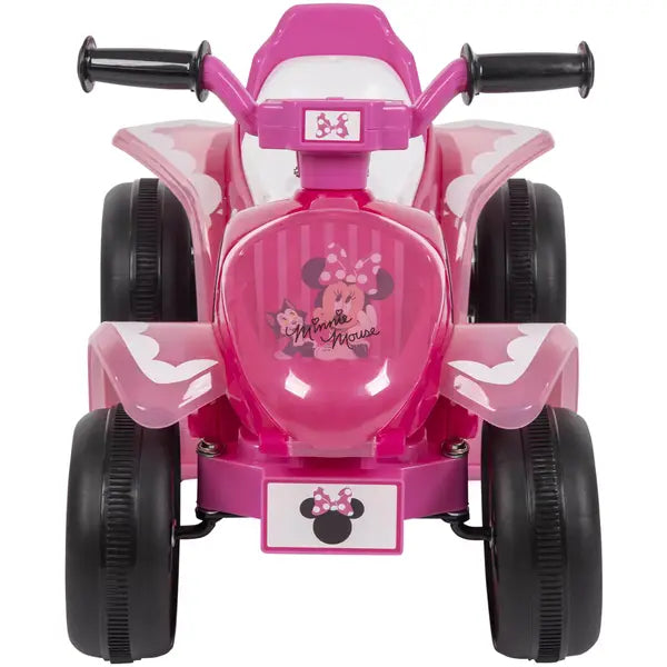 HUFFY MINNIE MOUSE BATTERY RIDE-ON QUAD - 6V - AGE 1.5+ YEARS OLD - PINK - Like New