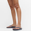 DG5-399-MNAVY-8.5 FITFLOP WOMEN'S IQUSHION OMBRE SPARKLE FLIP FLOPS SIZE 8.5 - Like New