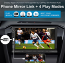 Nunoo Double Din Car Stereo Radio with CarPlay Android Auto 7" HD N1705 - Like New