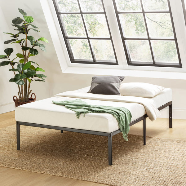 BEST PRICE MATTRESS 14 INCH SIMPLY STURDY METAL PLATFORM BED - Scratch & Dent