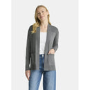 TIME AND TRU WOMEN'S OPEN FRONT CARDIGAN SWEATER,SIZE: M - CHARCOAL GRAY HEATHER - Brand New