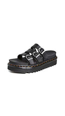 25456001 DR MARTENS WOMEN'S BLAIRE SLIDE BLACK HYDRO - SIZE 11 (AU/UK W9) - Brand New