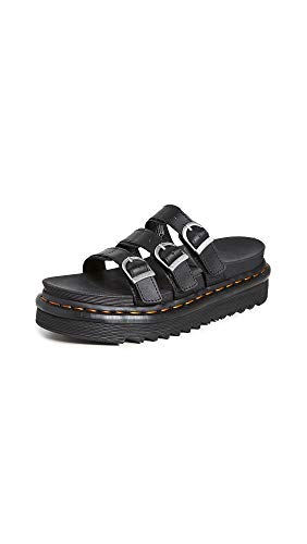 25456001 DR MARTENS WOMEN'S BLAIRE SLIDE BLACK HYDRO - SIZE 11 (AU/UK W9) - Brand New