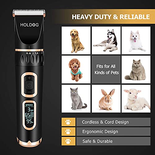 HOLDOG DOG CLIPPERS PROFESSIONAL HEAVY DUTY GROOMING CLIPPER 3-SPEED-FULL SIZE - Like New
