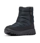 COLUMBIA WOMEN'S SNOWTROT MID SNOW BOOTS - SIZE 7 WIDE - BLACK/TITANIUM II - Like New