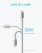 ANKER USB TO USB C CABLE [2 PACK, 6FT] USB A TO USB C CHARGER CORD - SILVER - Like New