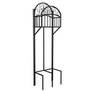 LIBERTY GARDEN PRODUCTS GARDEN 119 DECORATIVE GARDEN BLACK HOSE STAND - BLACK - Like New