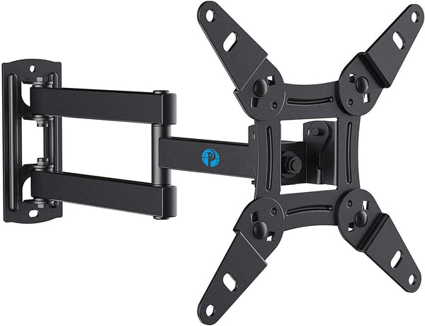 Pipishell full motion TV wall mount 44lb 200x200mm PISF1 black - Like New