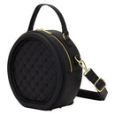 LOUNGEFLY THE LAURA BLACK CROSSBODY BAG - BLACK - Brand New