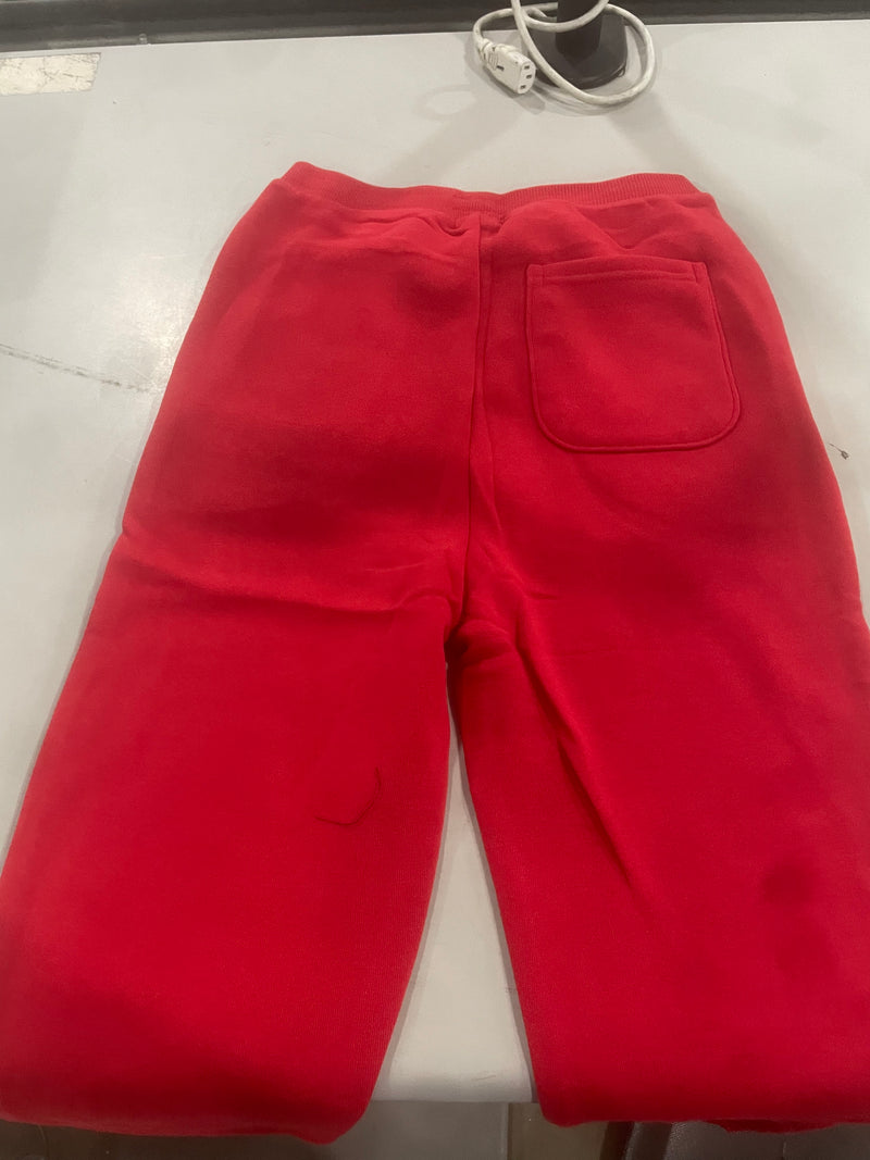 EMBER GEAR SLIM-FIT FLEECE JOGGER SWEATPANTS WITH POCKETS - SIZE: L - RED - Brand New