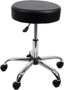 Alera ALEUS4716 275 lbs Capacity Adjustable Height Lab Stool - Black/Chrome Like New