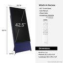 SAMSUNG 43-INCH CLASS SERIO LS05B QLED 4K ROTATING QN43LS05BAFXZA - BLACK/PURPLE - Like New