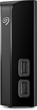 SEAGATE STEL6000600 BACKUP PLUS HUB 6TB EXTERNAL DESKTOP HD STORAGE - BLACK - Like New