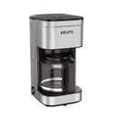KRUPS NEWER MODEL DRIP COFFEE MAKER, 10-CUP - SILVER - Like New