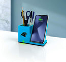 SOAR NFL UNISEX WIRELESS CHARGING STAND AND DESKTOP ORGANIZER - BLUE - Like New