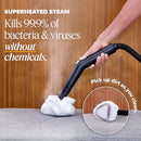 DUPRAY NEAT STEAM CLEANER WITH 17-PIECE KIT POWERFUL CHEMICAL-FREE - WHITE - Like New
