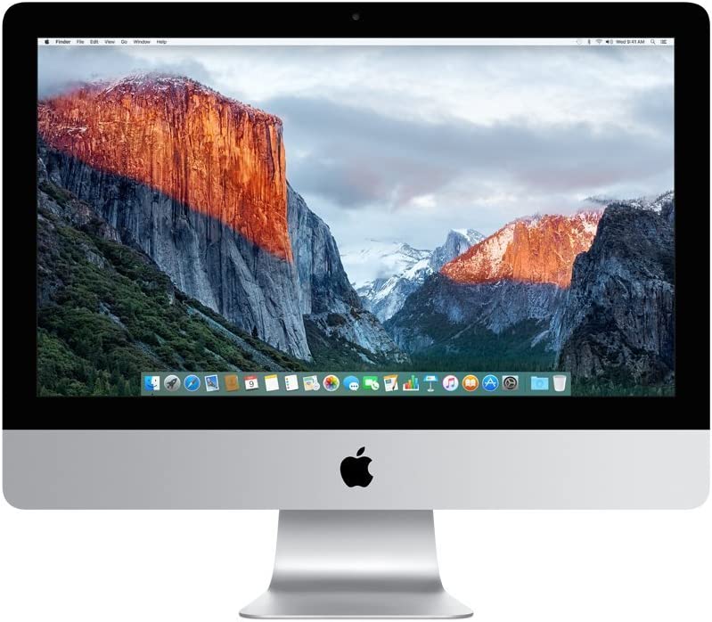 APPLE IMAC 21.5" 1920x1080 i5-5250U 1.6GHz 8GB 1TB HDD MK142LL/A - SILVER Like New