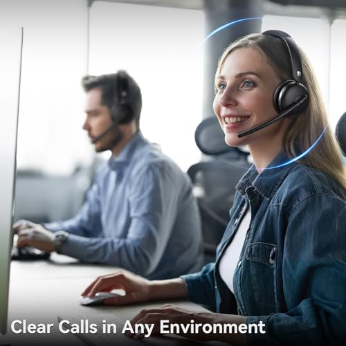 DYTOLE WIRELESS HEADSET MIC WIRELESS HEADSET MICROPHONE NOISE CANCELLING BLACK - Like New