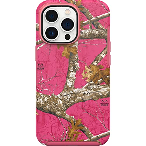 OtterBox iPhone 13 Pro (ONLY) Symmetry Series+ Case - Realtree Flamingo Pink - Like New