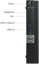 Dell Optiplex 7050 MFF Micro Form Factor i7-6700T 32GB RAM 1TB SSD - BLACK Like New