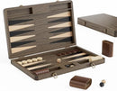 DOOWROODNI Luxury Walnut Backgammon Set Wood Board with Travel Case SLQ - Like New