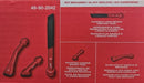 MILWAUKEE AIR-TIP AUTOMOTIVE SET (3PC) - RED/BLACK - Like New