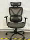 GABRYLLY ERGONOMIC OFFICE CHAIR WITH LUMBAR SUPPORT - BLACK - Scratch & Dent
