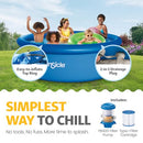 Funsicle Quickset 10' x 30" Round Above Ground Swimming Pool - White - Brand New