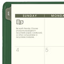 AT-A-GLANCE 2026 PLANNER MONTHLY 9" X 11" LARGE RECYCLED GREEN 70260G6026 - Brand New