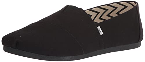TOMS Men's Alpargata Loafer Flat Black/Black Size 9 - Like New