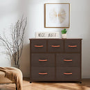 AZL1 Life Concept Storage Organizer 7-Drawer Closet Shelves Sturdy Frame Coffee - Like New