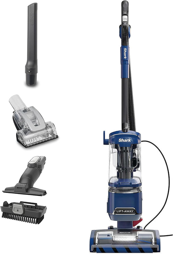 Shark UV850 Performance DuoClean PowerFins Vacuum with Self-Cleaning - DARK BLUE Like New