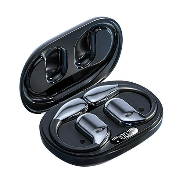 BIERELAOZI M75 BLUETOOTH EARPHONES SMART TRANSLATION & HD RECORDING - BLACK - Like New