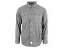 EDDIE BAUER MEN'S LICENSE TO WILL LONG SLEEVE SHIRT - SIZE: MEN M - CLOUD GRAY - Brand New