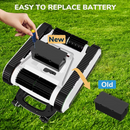 Seauto Shark Cordless Robotic Pool Vacuum Cleaner - WHITE - Like New