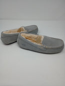 UGG WOMEN'S ANSLEY SLIPPER - SIZE: WOMEN 8 (AU/UK W6) (EU W39) - LIGHT GRAY - Like New