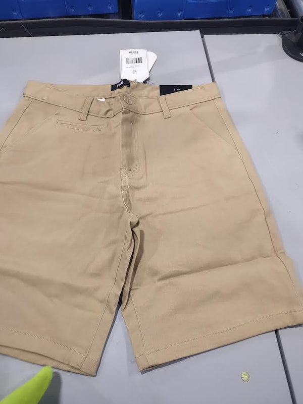 START SHORTS 4-WAY STRETCH FABRIC - SIZE: MEN 30 - KHAKI - Brand New