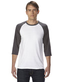 Anvil 6755 Adult Tri-Blend 3/4-Sleeve Raglan Tee New