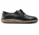 BIRKENSTOCK GARY LACE UP SHOES WOMENS - SIZE 6 - VINTAGE WOOD BLACK - Like New