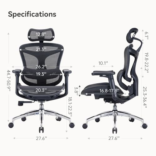 SIHOO Doro C300 Ergonomic Office Chair with Ultra Soft 3D Armrests - Like New