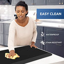 KitchenClouds Kitchen Mat Anti Fatigue Non Slip Standing Mat Comfort-Black - Brand New