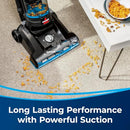BISSELL POWERFORCE HELIX BAGLESS UPRIGHT VACUUM PET FRIENDLY LIGHTWEIGHT - BLUE - Like New