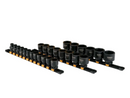 DEWALT 26PC 1/2IN DRIVE METRIC IMPACT SOCKETS SET - Brand New