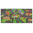 IQ Toys Kids City Traffic Play Mat Rug 36 X 72 Inches B01AR4IIP2 - Multicolor - Like New
