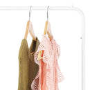 WHITMOR FREESTANDING GARMENT RACK 6023-1168-WHITE - WHITE - Like New