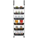 SMART DESIGN OVER-THE-DOOR ORGANIZER FOR STORAGE - BLACK - Brand New
