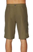 X003KZYOYL O'NEILL Men's 21" Solid Boardshorts - Military Green 36 - Brand New